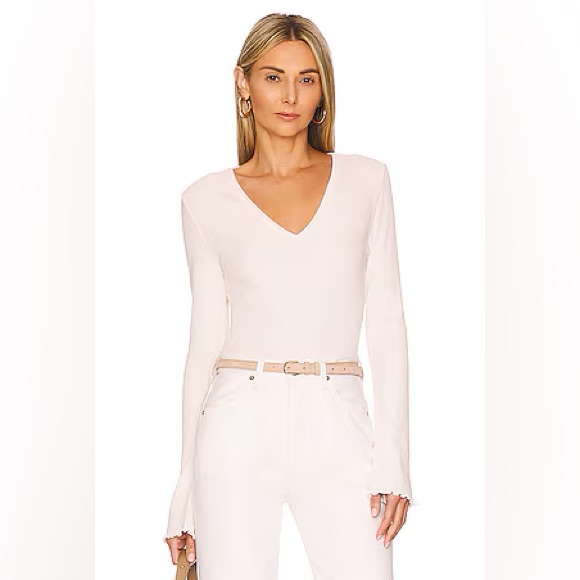 Citizens Of Humanity Anni V-Neck Ribbed Top